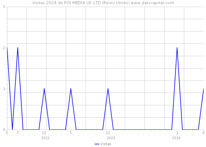 Visitas 2024 de ROI MEDIA UK LTD (Reino Unido) 