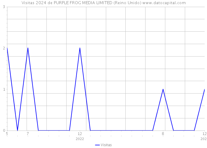 Visitas 2024 de PURPLE FROG MEDIA LIMITED (Reino Unido) 