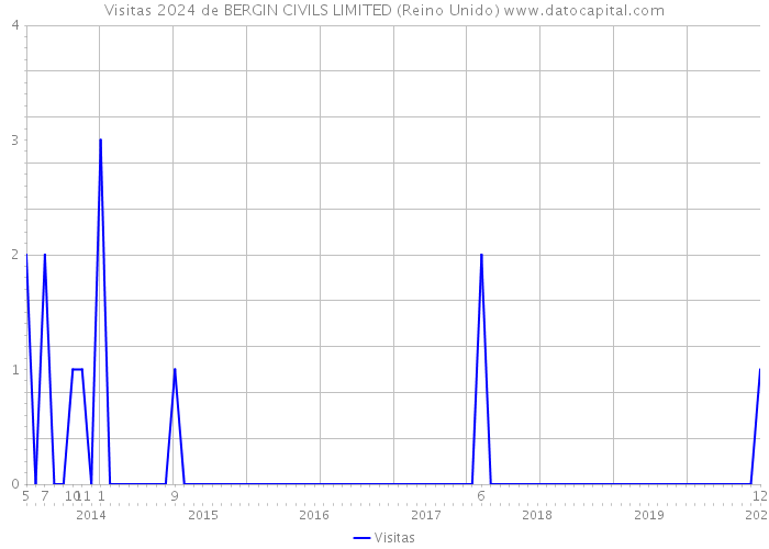 Visitas 2024 de BERGIN CIVILS LIMITED (Reino Unido) 