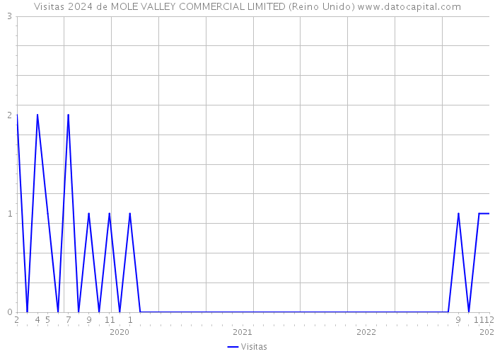 Visitas 2024 de MOLE VALLEY COMMERCIAL LIMITED (Reino Unido) 