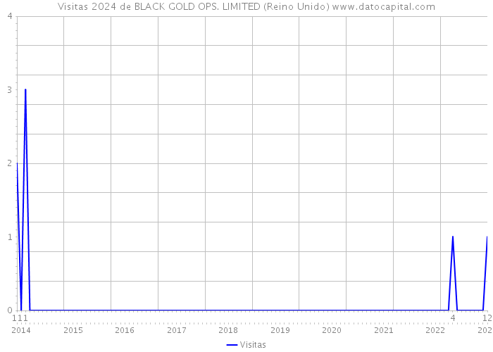 Visitas 2024 de BLACK GOLD OPS. LIMITED (Reino Unido) 