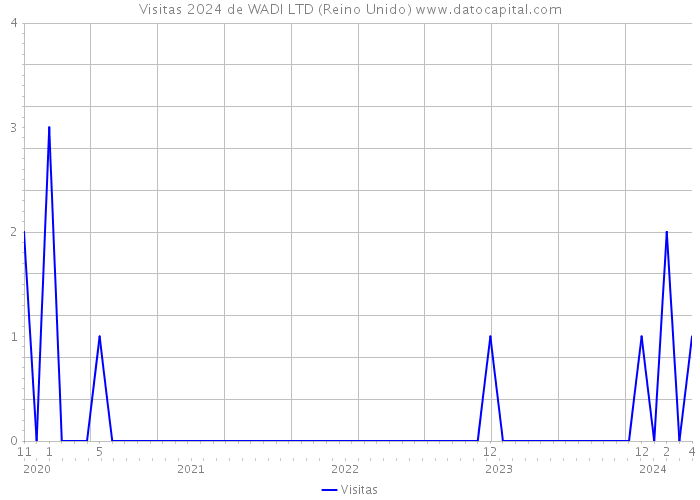 Visitas 2024 de WADI LTD (Reino Unido) 