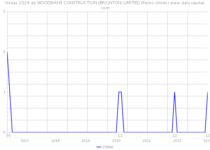Visitas 2024 de WOODMANS CONSTRUCTION (BRIGHTON) LIMITED (Reino Unido) 