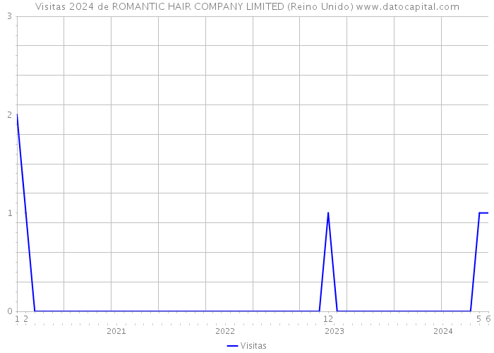 Visitas 2024 de ROMANTIC HAIR COMPANY LIMITED (Reino Unido) 