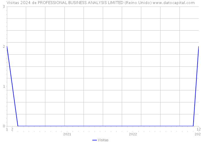 Visitas 2024 de PROFESSIONAL BUSINESS ANALYSIS LIMITED (Reino Unido) 