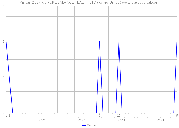 Visitas 2024 de PURE BALANCE HEALTH LTD (Reino Unido) 