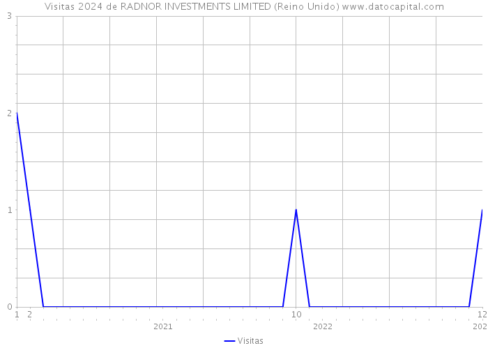 Visitas 2024 de RADNOR INVESTMENTS LIMITED (Reino Unido) 