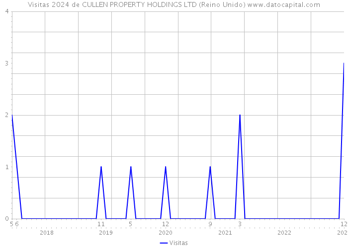 Visitas 2024 de CULLEN PROPERTY HOLDINGS LTD (Reino Unido) 