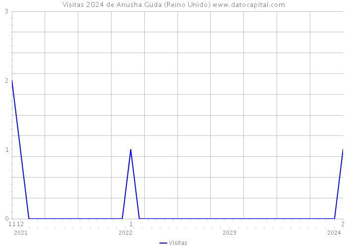 Visitas 2024 de Anusha Guda (Reino Unido) 