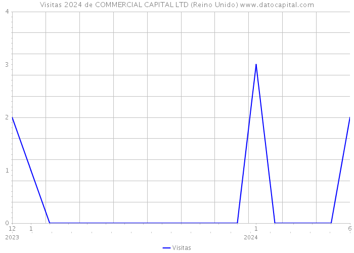 Visitas 2024 de COMMERCIAL CAPITAL LTD (Reino Unido) 