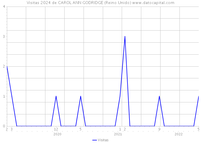 Visitas 2024 de CAROL ANN GODRIDGE (Reino Unido) 