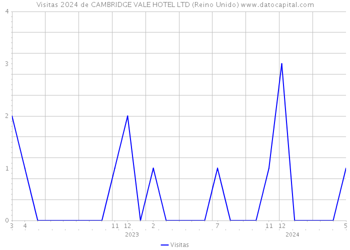 Visitas 2024 de CAMBRIDGE VALE HOTEL LTD (Reino Unido) 
