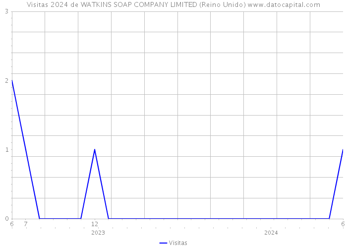 Visitas 2024 de WATKINS SOAP COMPANY LIMITED (Reino Unido) 