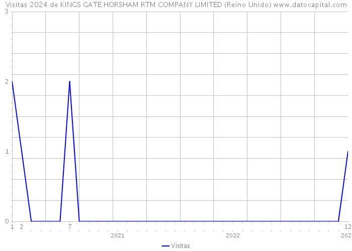 Visitas 2024 de KINGS GATE HORSHAM RTM COMPANY LIMITED (Reino Unido) 