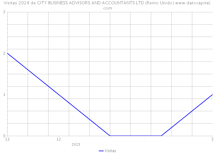 Visitas 2024 de CITY BUSINESS ADVISORS AND ACCOUNTANTS LTD (Reino Unido) 