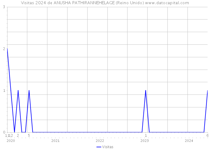 Visitas 2024 de ANUSHA PATHIRANNEHELAGE (Reino Unido) 