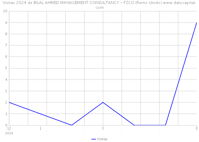 Visitas 2024 de BILAL AHMED MANAGEMENT CONSULTANCY - FZCO (Reino Unido) 