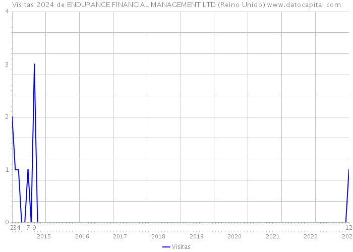 Visitas 2024 de ENDURANCE FINANCIAL MANAGEMENT LTD (Reino Unido) 
