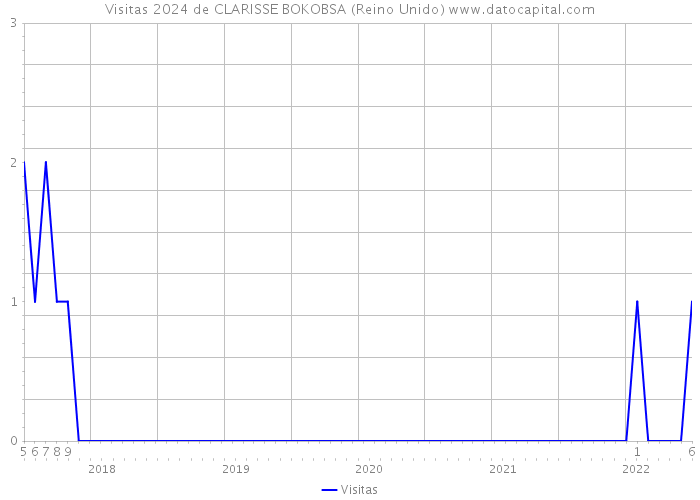 Visitas 2024 de CLARISSE BOKOBSA (Reino Unido) 