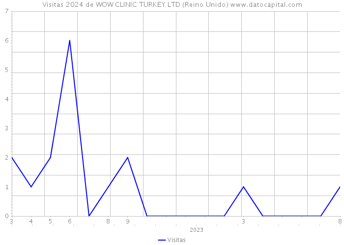 Visitas 2024 de WOW CLINIC TURKEY LTD (Reino Unido) 