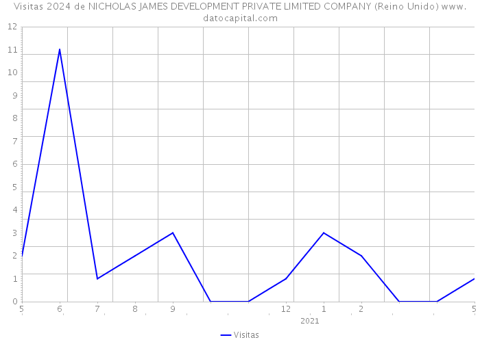 Visitas 2024 de NICHOLAS JAMES DEVELOPMENT PRIVATE LIMITED COMPANY (Reino Unido) 