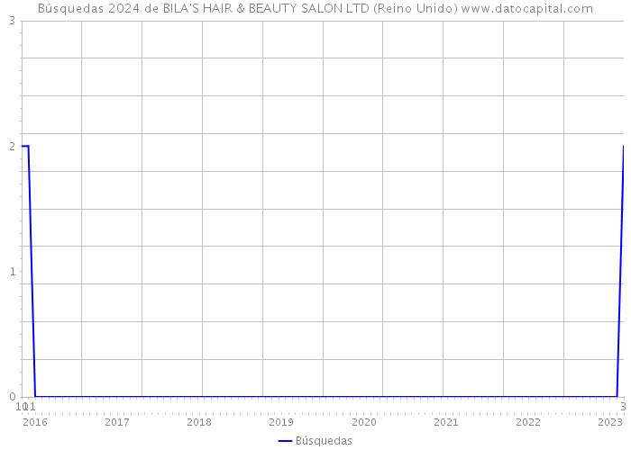 Búsquedas 2024 de BILA'S HAIR & BEAUTY SALON LTD (Reino Unido) 