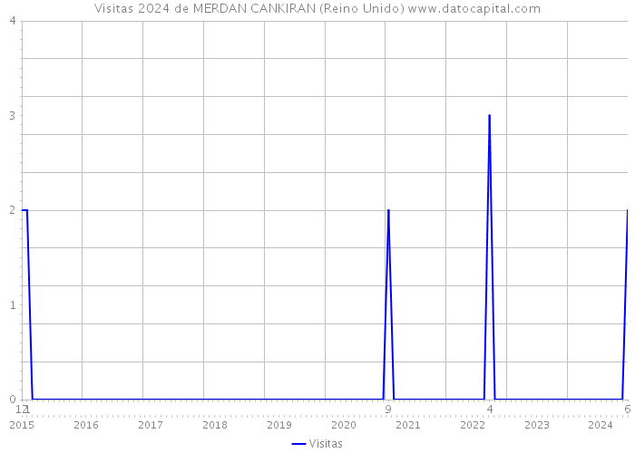 Visitas 2024 de MERDAN CANKIRAN (Reino Unido) 