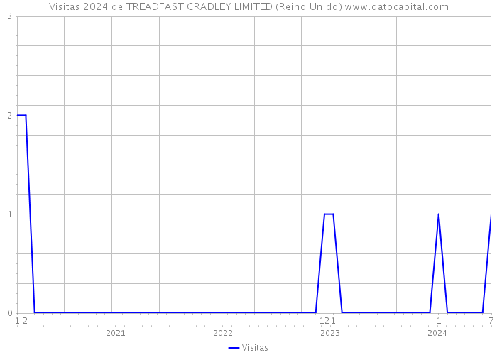 Visitas 2024 de TREADFAST CRADLEY LIMITED (Reino Unido) 