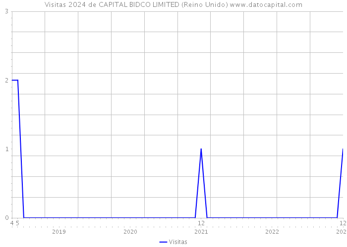 Visitas 2024 de CAPITAL BIDCO LIMITED (Reino Unido) 