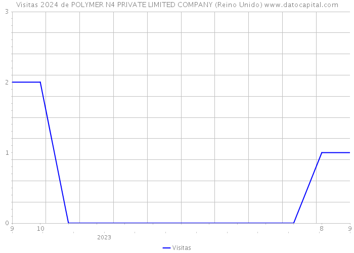 Visitas 2024 de POLYMER N4 PRIVATE LIMITED COMPANY (Reino Unido) 