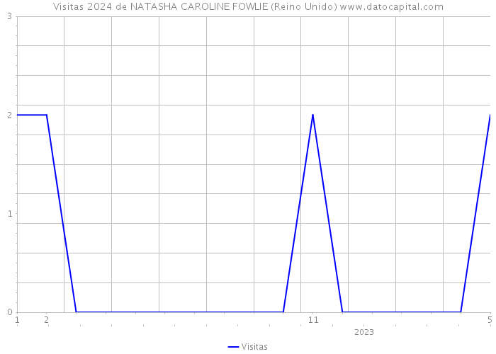 Visitas 2024 de NATASHA CAROLINE FOWLIE (Reino Unido) 