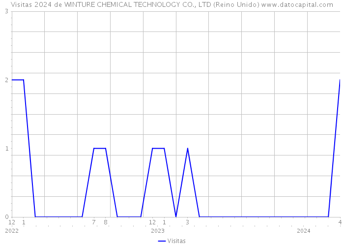 Visitas 2024 de WINTURE CHEMICAL TECHNOLOGY CO., LTD (Reino Unido) 