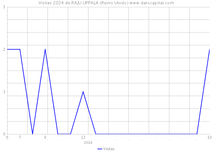 Visitas 2024 de RAJU UPPALA (Reino Unido) 