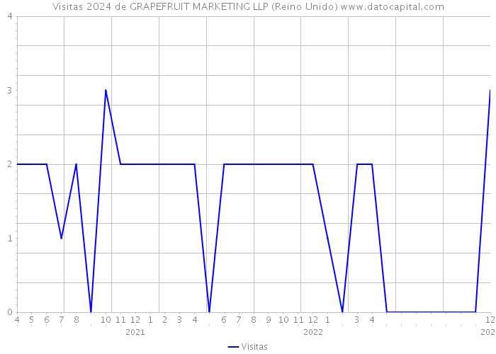 Visitas 2024 de GRAPEFRUIT MARKETING LLP (Reino Unido) 