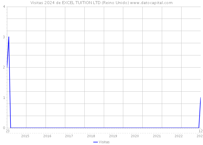 Visitas 2024 de EXCEL TUITION LTD (Reino Unido) 