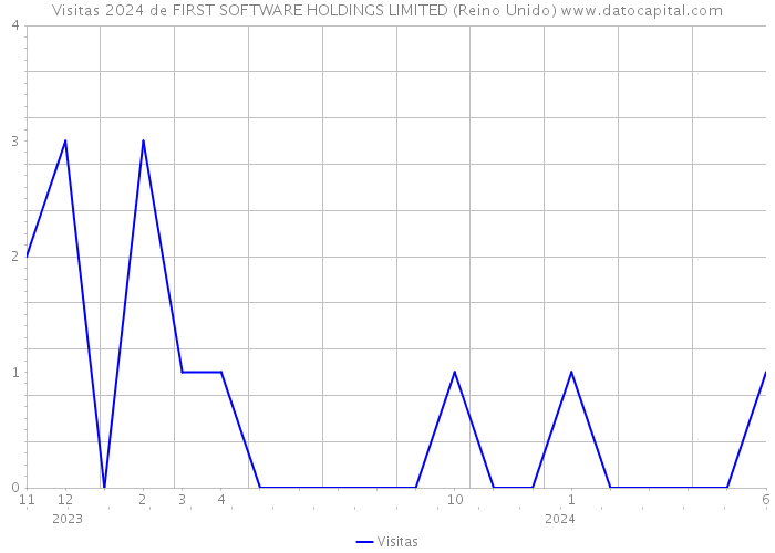 Visitas 2024 de FIRST SOFTWARE HOLDINGS LIMITED (Reino Unido) 