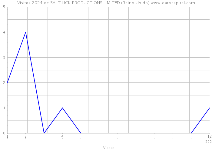 Visitas 2024 de SALT LICK PRODUCTIONS LIMITED (Reino Unido) 