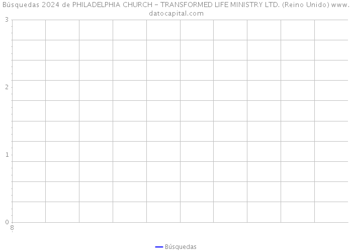 Búsquedas 2024 de PHILADELPHIA CHURCH - TRANSFORMED LIFE MINISTRY LTD. (Reino Unido) 