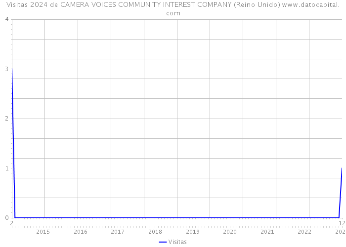 Visitas 2024 de CAMERA VOICES COMMUNITY INTEREST COMPANY (Reino Unido) 