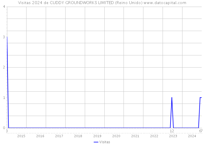 Visitas 2024 de CUDDY GROUNDWORKS LIMITED (Reino Unido) 