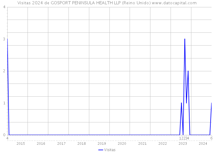 Visitas 2024 de GOSPORT PENINSULA HEALTH LLP (Reino Unido) 