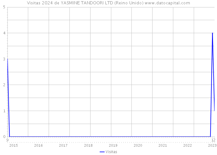 Visitas 2024 de YASMINE TANDOORI LTD (Reino Unido) 