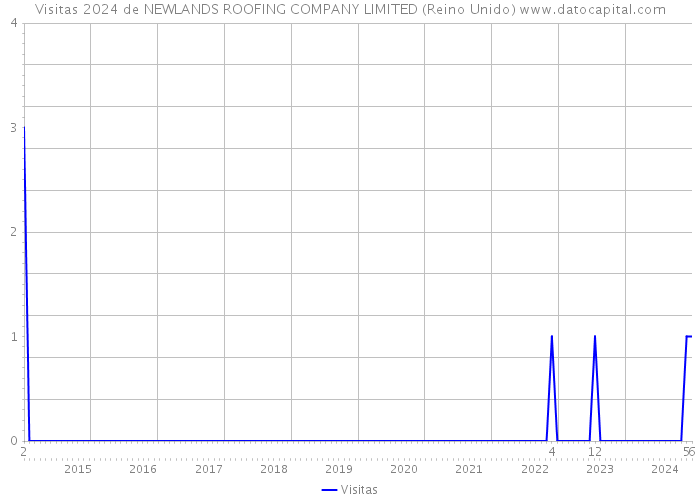 Visitas 2024 de NEWLANDS ROOFING COMPANY LIMITED (Reino Unido) 