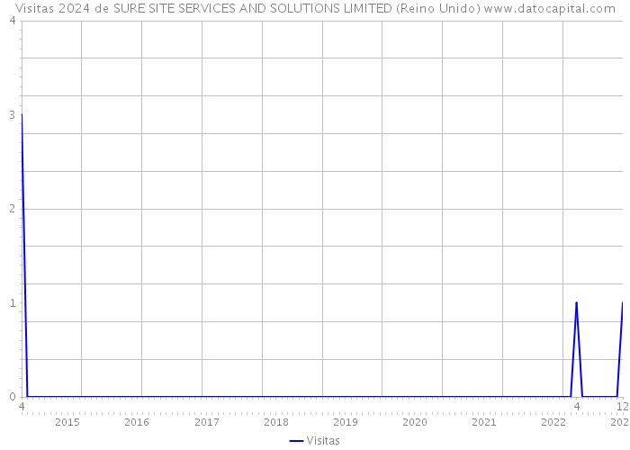 Visitas 2024 de SURE SITE SERVICES AND SOLUTIONS LIMITED (Reino Unido) 