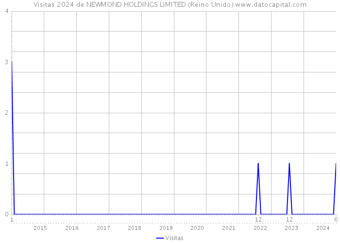 Visitas 2024 de NEWMOND HOLDINGS LIMITED (Reino Unido) 