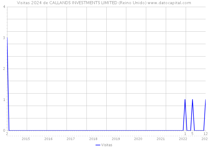 Visitas 2024 de CALLANDS INVESTMENTS LIMITED (Reino Unido) 