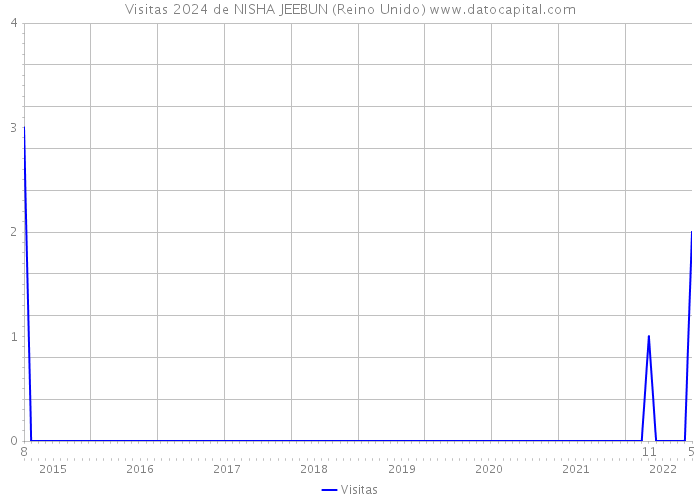 Visitas 2024 de NISHA JEEBUN (Reino Unido) 