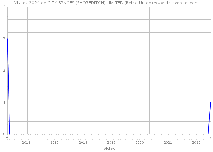 Visitas 2024 de CITY SPACES (SHOREDITCH) LIMITED (Reino Unido) 