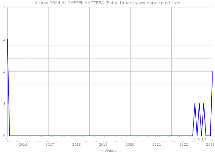 Visitas 2024 de SHEZEL HATTEEA (Reino Unido) 