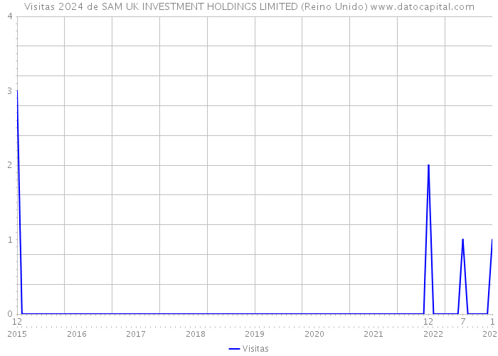 Visitas 2024 de SAM UK INVESTMENT HOLDINGS LIMITED (Reino Unido) 